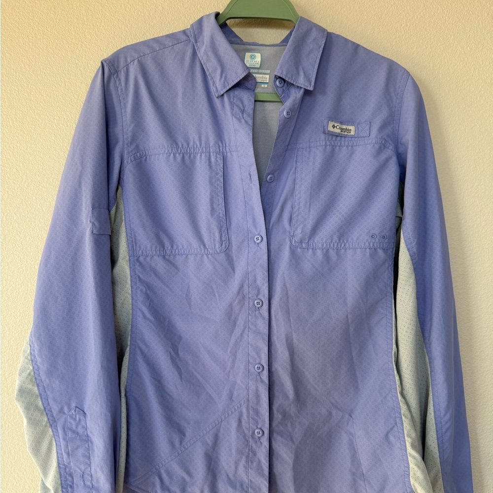 Columbia Light Purple Cooling Shirt